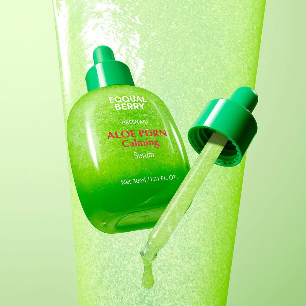 سيروم الوفيرا ايكول بيري - 30مل | EqqualBerry green aid aloe pdrn calming serum