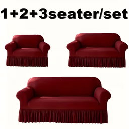 1+2+3 seater/Set Elastic Sofa Cover Antidirty Spandex Sofa Cover Furniture Protector for Bedroom Office Living Room Home Decor