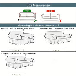 1+2+3 seater/Set Elastic Sofa Cover Antidirty Spandex Sofa Cover Furniture Protector for Bedroom Office Living Room Home Decor