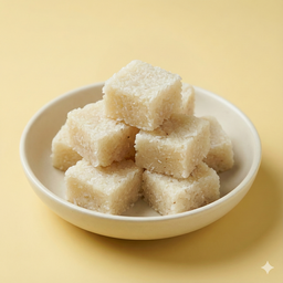Coconut Burfi (Sugar)