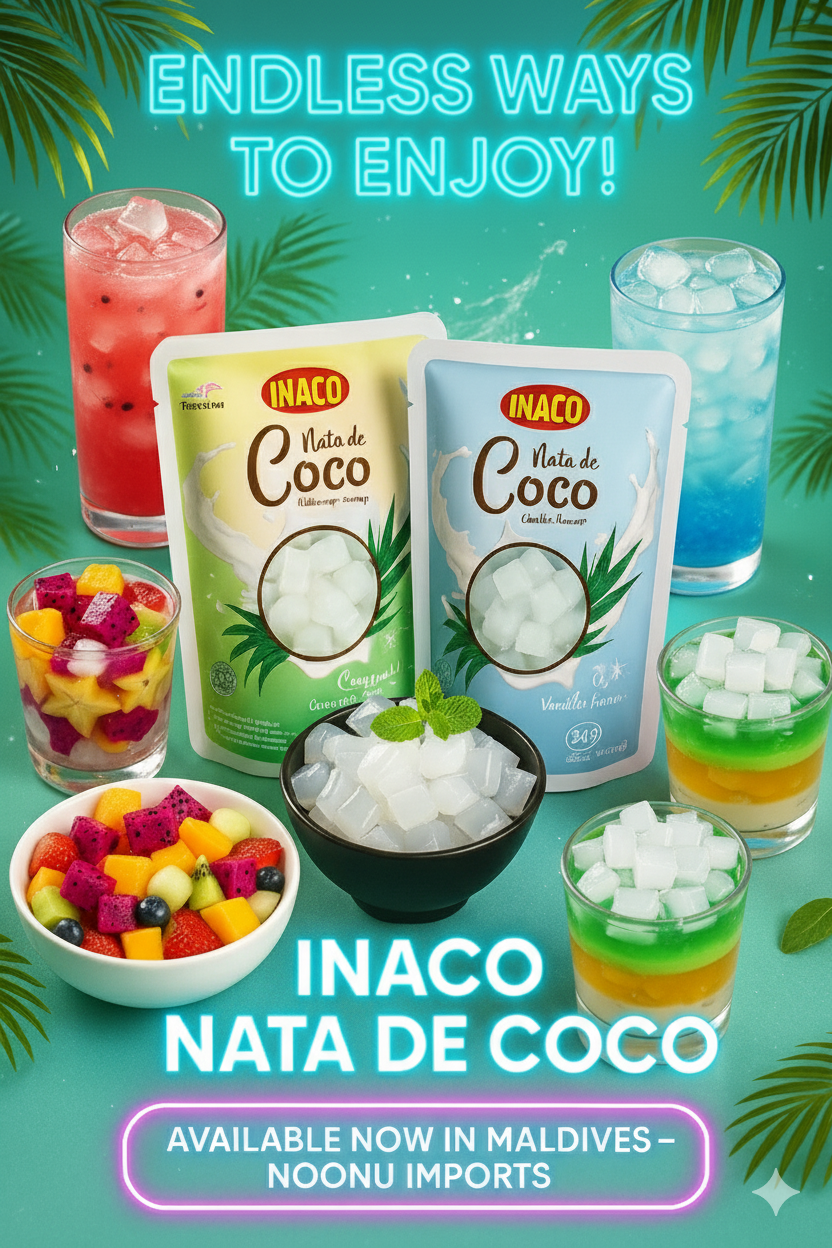 INACO Nata de Coco Vanilla 360g  x 24_1