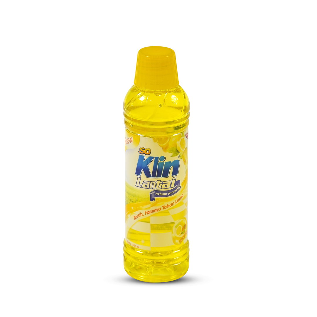 So klin Floor Cleaner Citrus Lemon (Yellow) 450ml x 12
