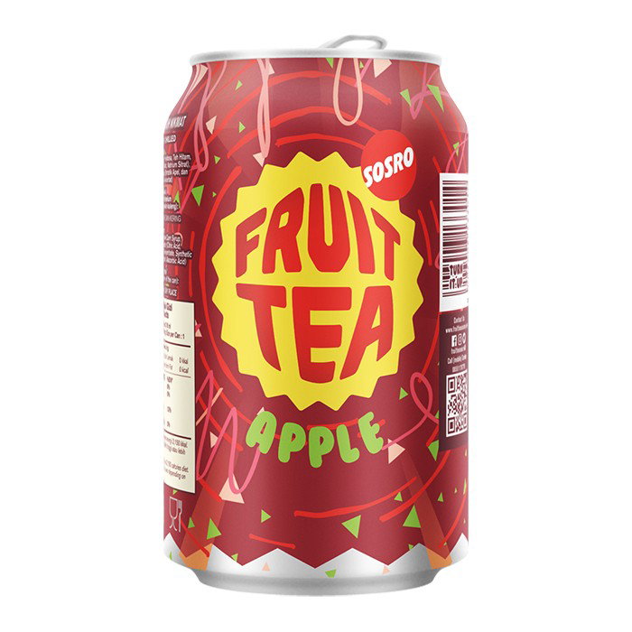 Fruit Tea Sosro Apple 318ml x 20_0