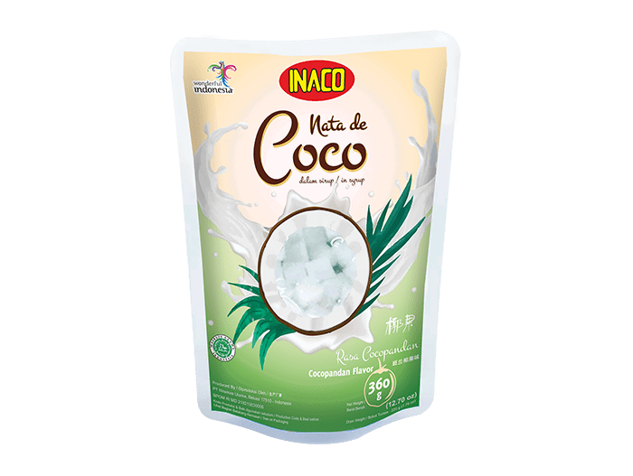 INACO Nata de Coco Cocopandan 360g x 24