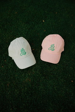 🍵 Matcha Cup كُمّة logo dad hat (Pastel Green)