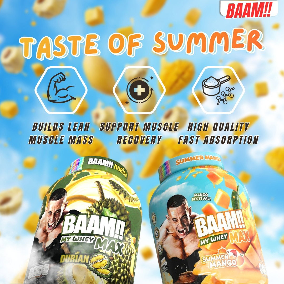 BAAM!!™ My Whey MAX Whey Protein (5lbs / 2.3kg) | 25g High-Quality Whey Protein • Lab-Tested • Low Sugar • Muscle Recovery • Limited Edition Delicious Flavors_12