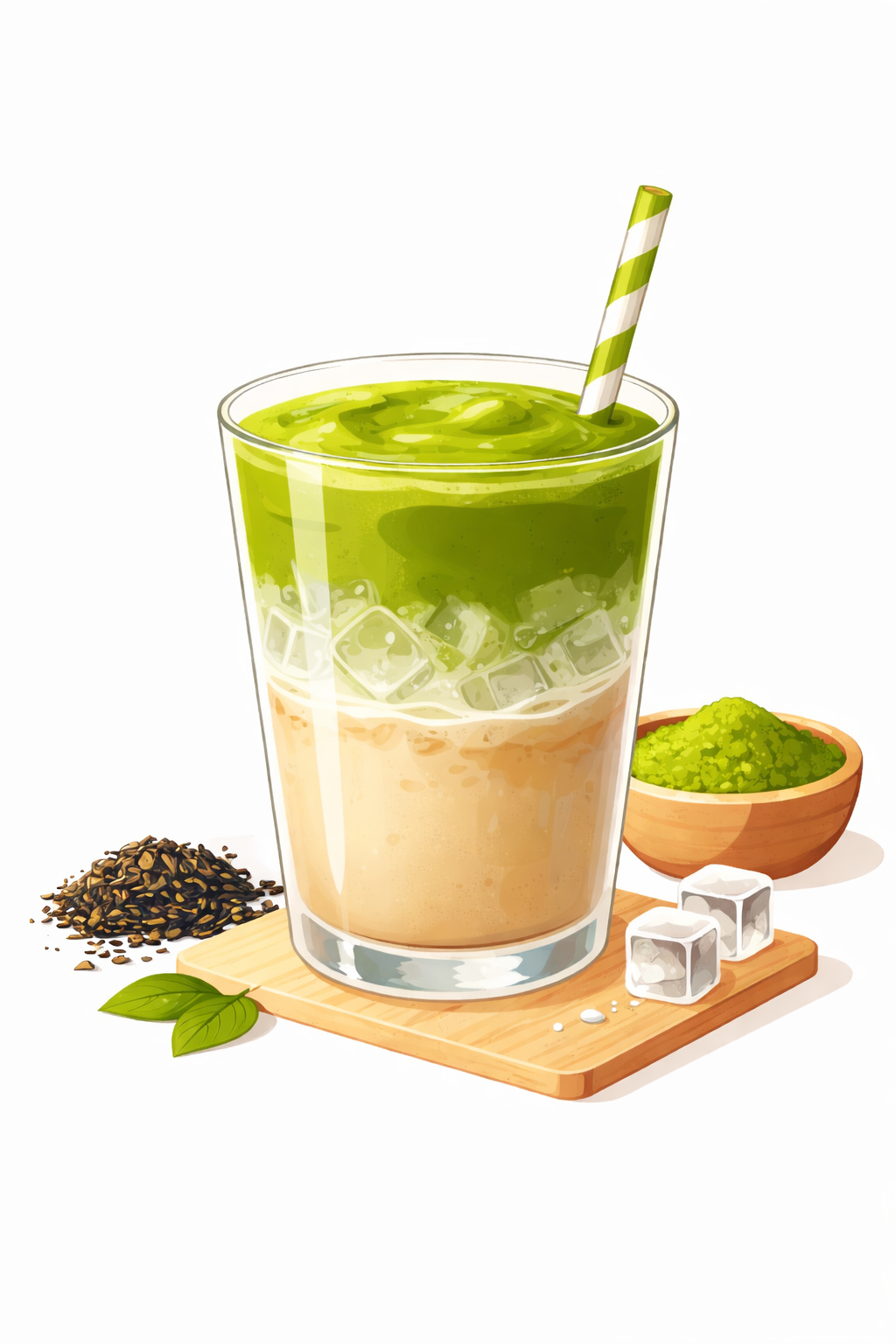 Iced Earl Grey Matcha Latte (Cup)_0