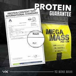 VITAXTRONG™ Mega Mass Pro 1350 | 70g Protein (6lbs/ 2.7kg) • 1350 kcal High Calorie Mass Gainer • Muscle & Weight Gain • Bulking [VX]