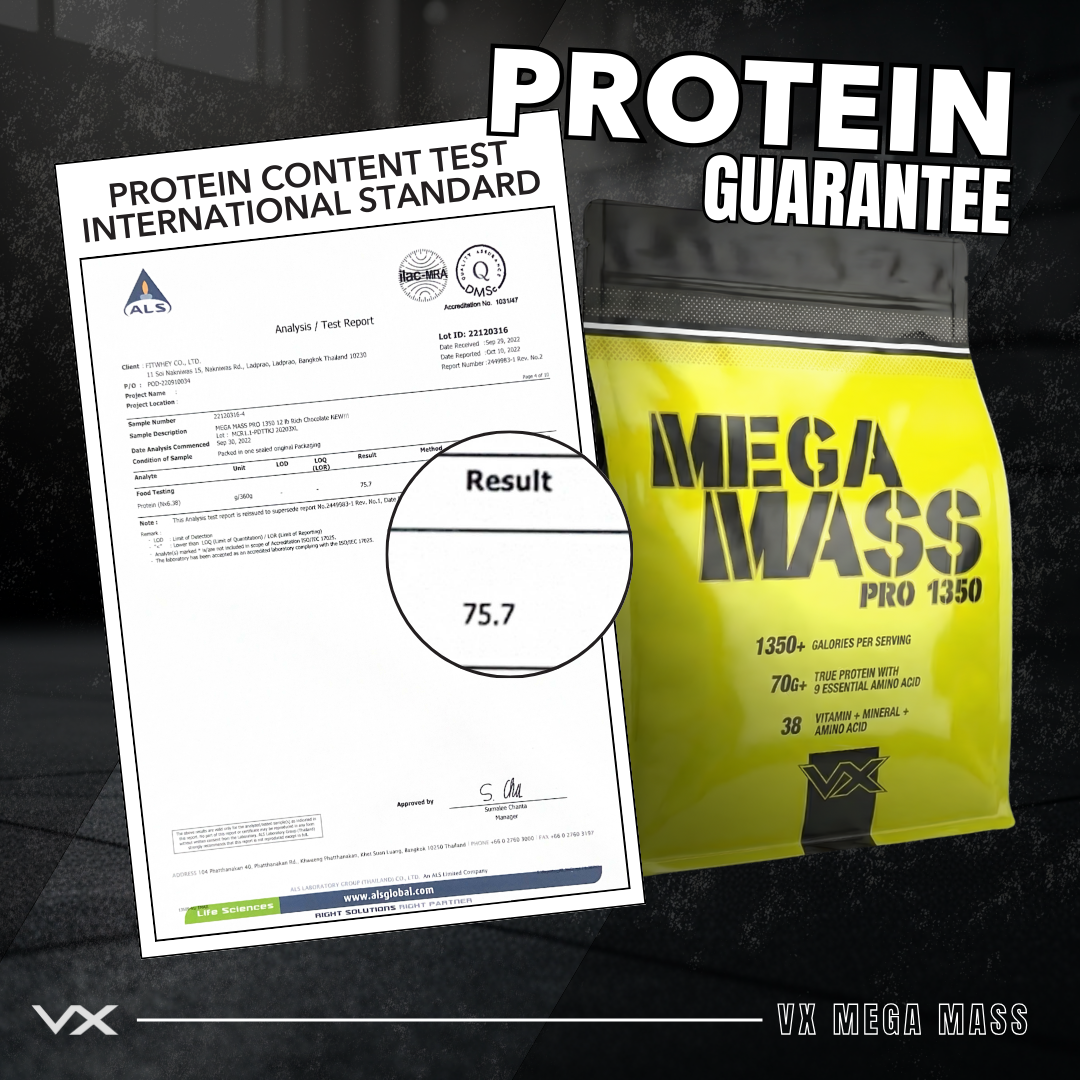VITAXTRONG™ Mega Mass Pro 1350 | 70g Protein (12lbs/ 5.4kg) • 1350 kcal High Calorie Mass Gainer • Muscle & Weight Gain • Bulking [VX]_12