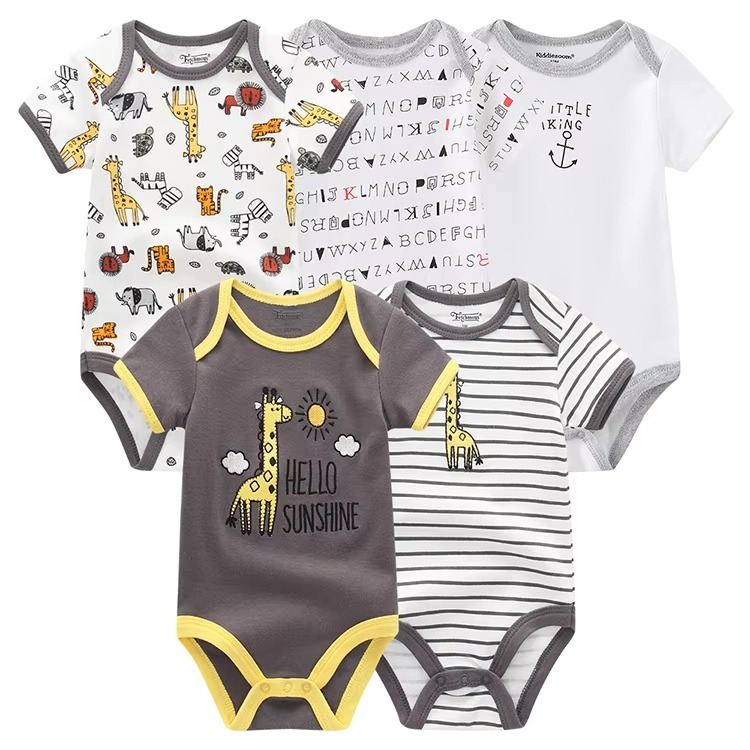 short sleeved onesies(white)