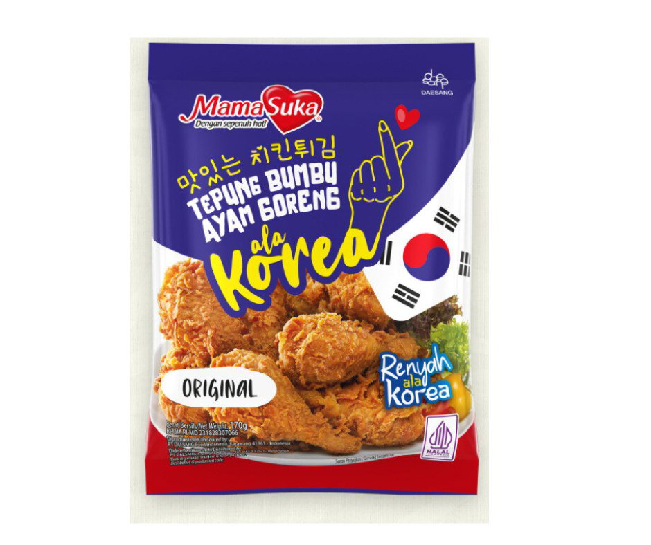 MamaSuka Korean Style Fried Chicken Flour 170g (Original) x 40_0