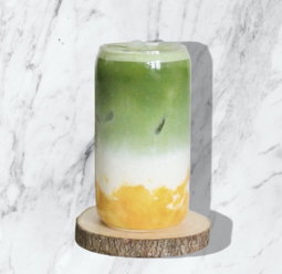 Iced Mango Matcha Latte
