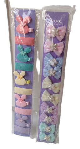 Small hair clips