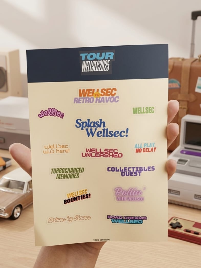 #1 '25 WellSec Tour Sticker Pack