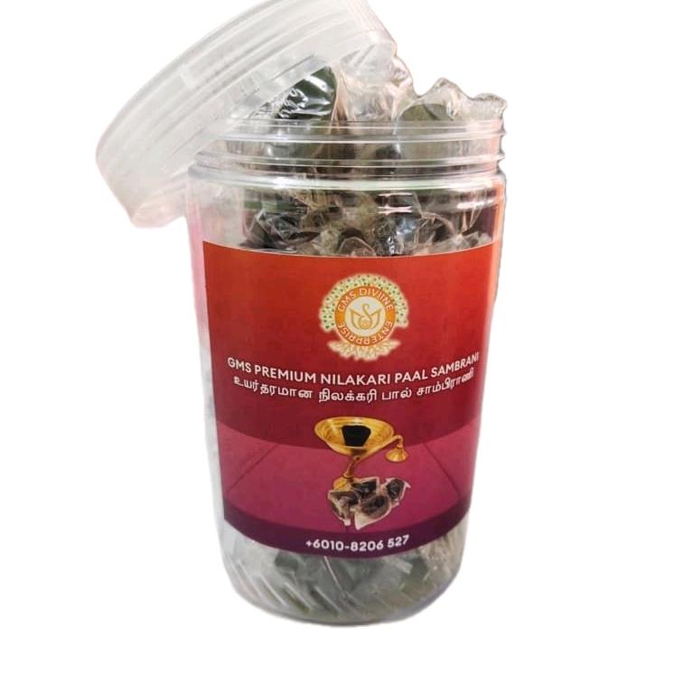 GMS Premium Nilakari Paal Sambrani / Charcoal_3