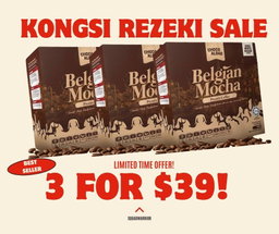 Kongsi Rezeki Sale - 3 Belgian Mocha Drink