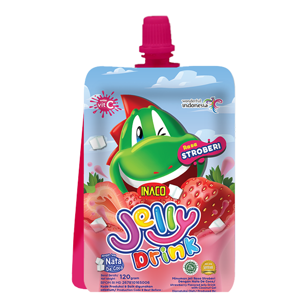 INACO Jelly Drink Strawberry 120g x 50_0