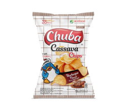 Chuba Cassava BBQ Chips 125g x 16