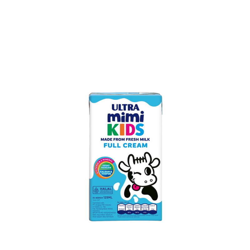 Ultra Mimi Kids Full Cream Susu UHT 125ml_0