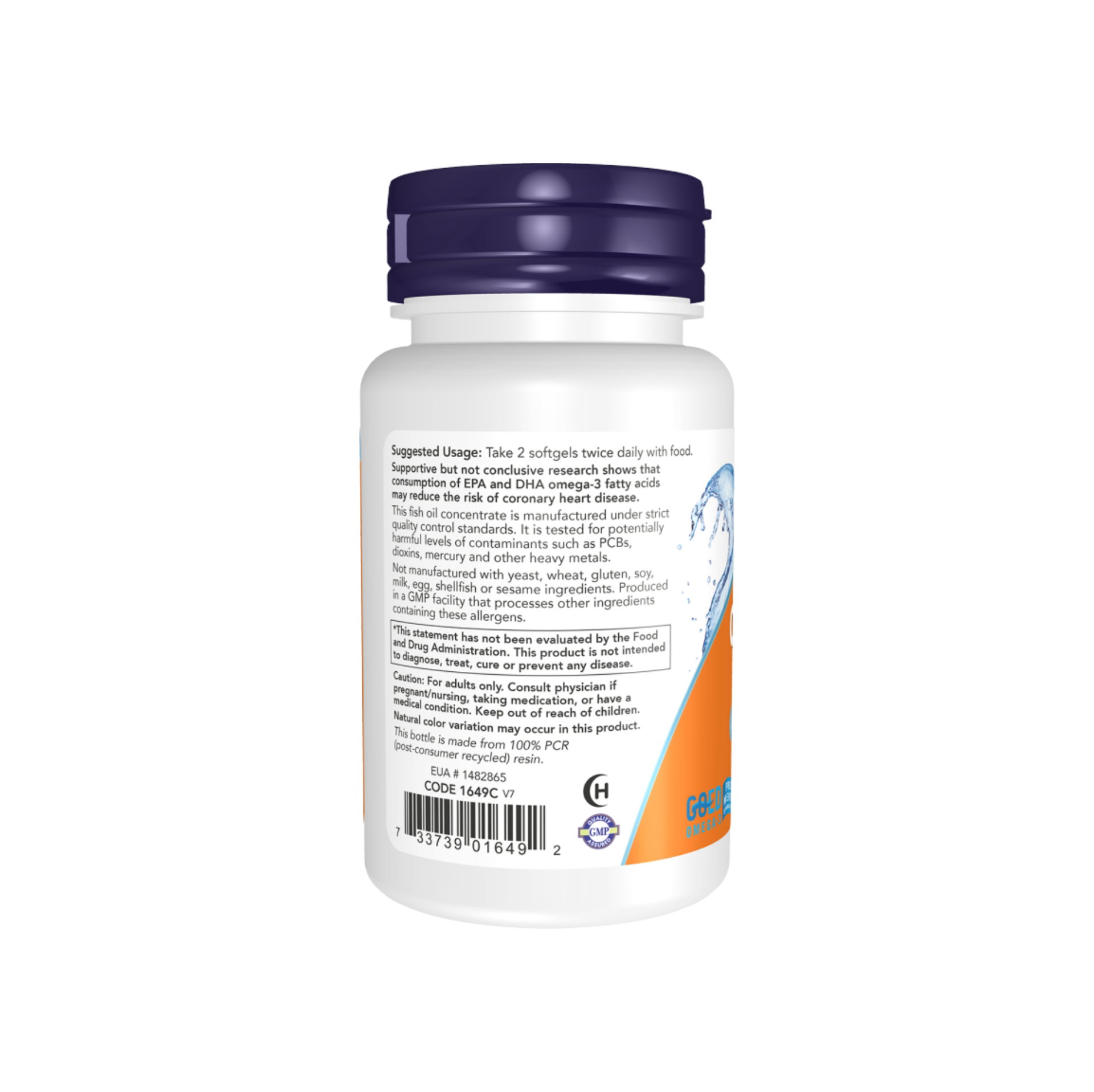 NOW -  Omega-3 Fish Oil, Molecularly Distilled Softgels_1