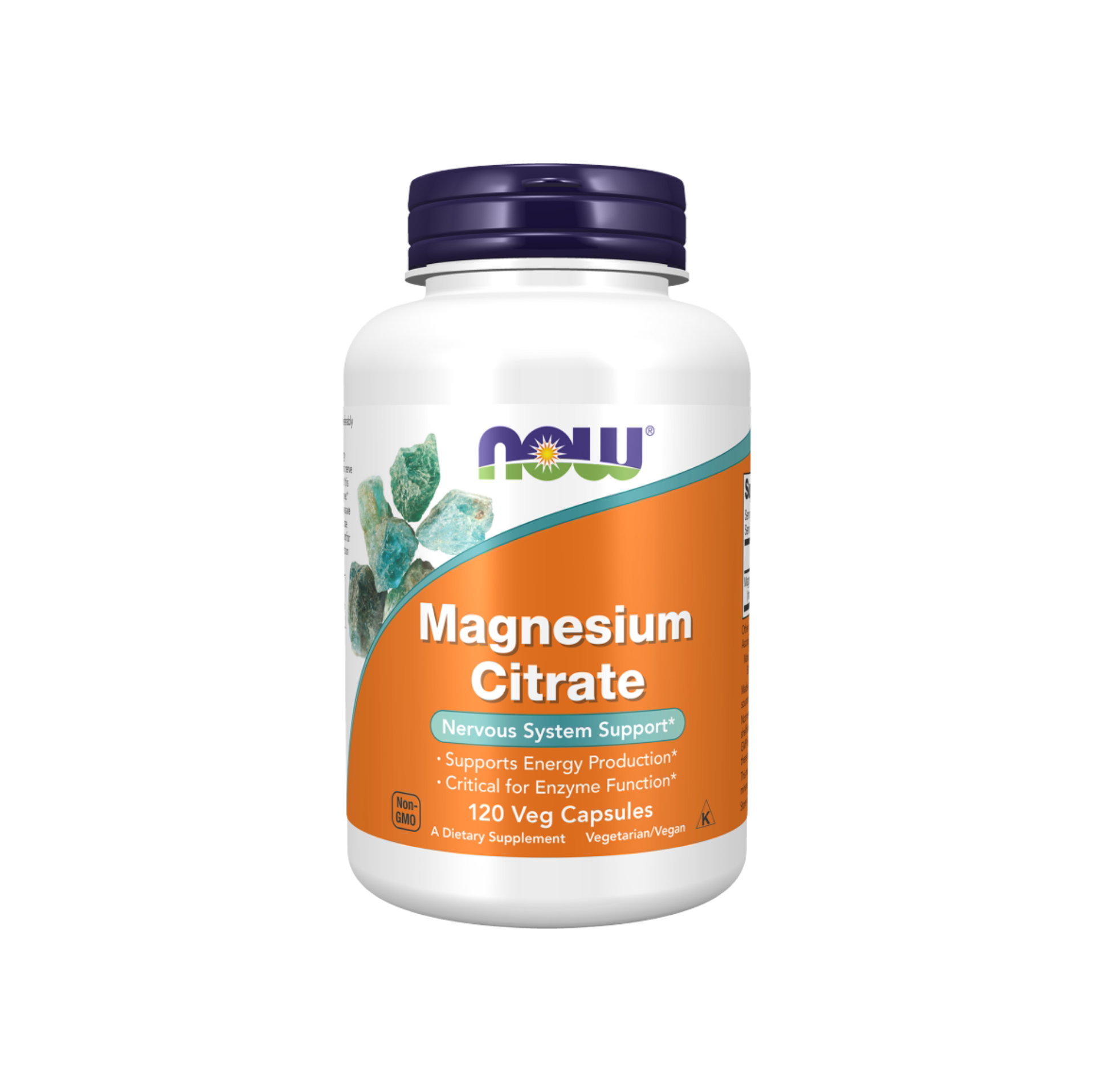 NOW - Magnesium Citrate Veg Capsules | 120 softgels_0