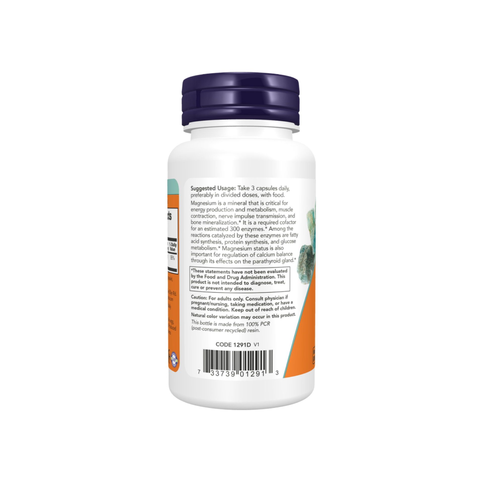 NOW - Magnesium Citrate Veg Capsules | 120 softgels_1