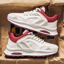 Paire de basket "Street" blanc rouge