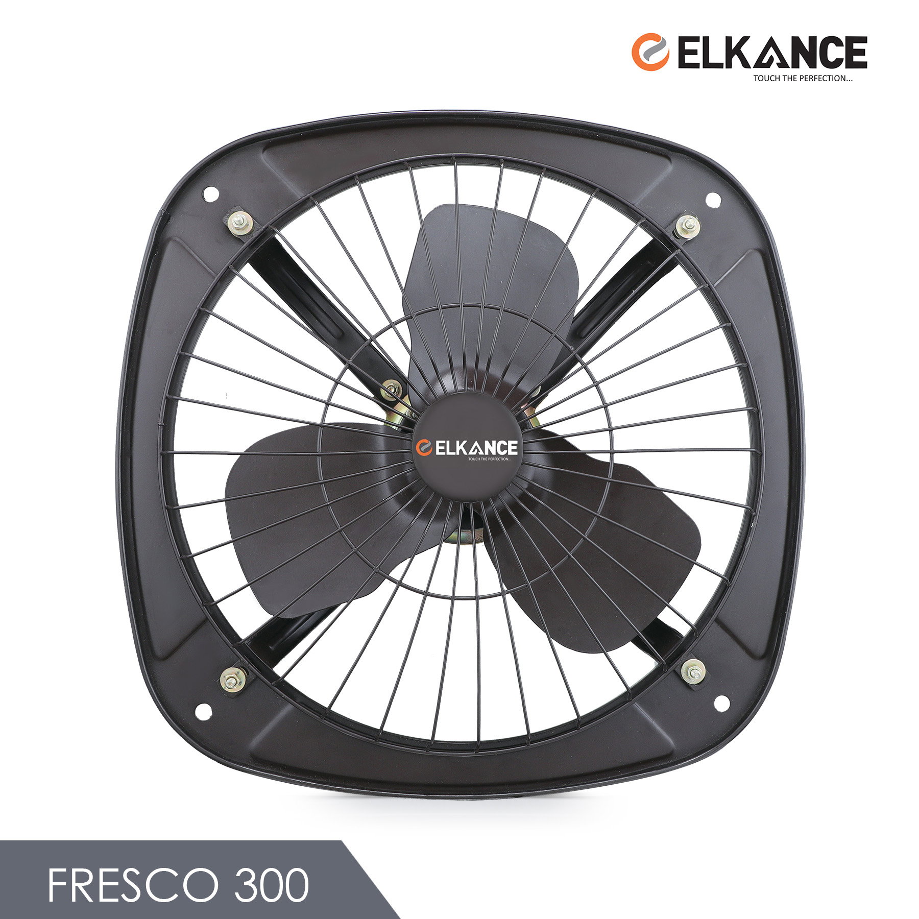 Elkance Fresco High Speed Fresh Air Fan (Matt Brown) For Kitchen Bathroom & Office - Compact and Efficient Cooling_0