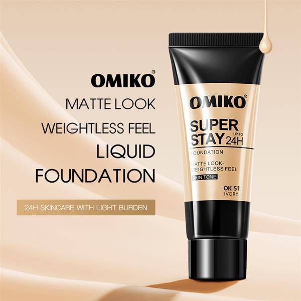 Omiko Super stay 24 h  foundation اوميكو فاونديشن سوبر ستاي 24 ساعة