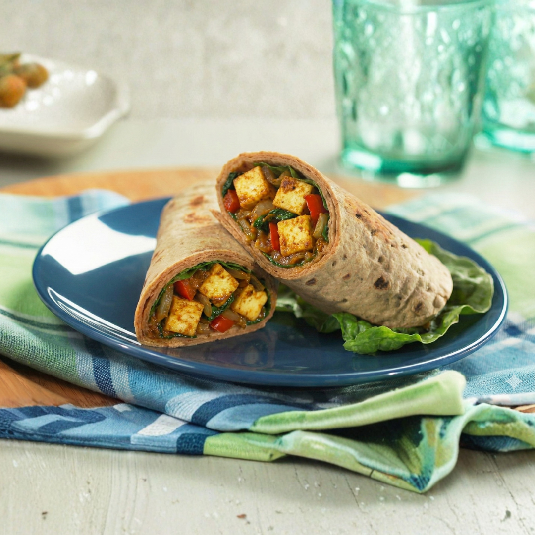 Paneer Wrap (Cottage Cheese + Whole Wheat Wrap)_0