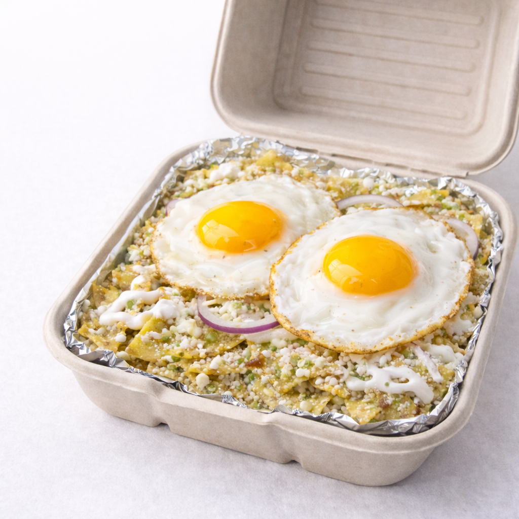  Chilaquiles con Huevo Estrellado