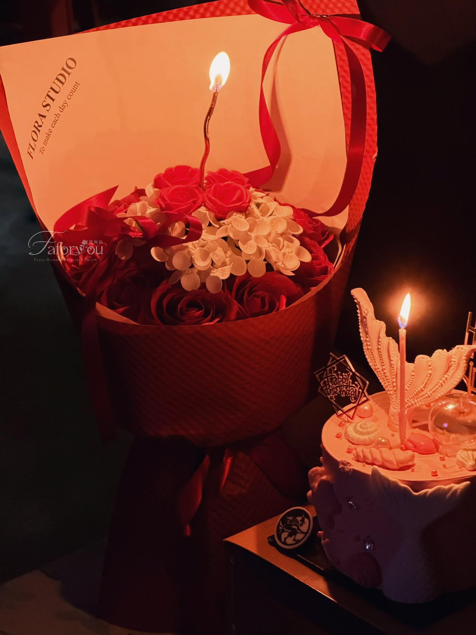 Birthday Cake Soap Flower Bouquet | 生日蛋糕香皂花束_2