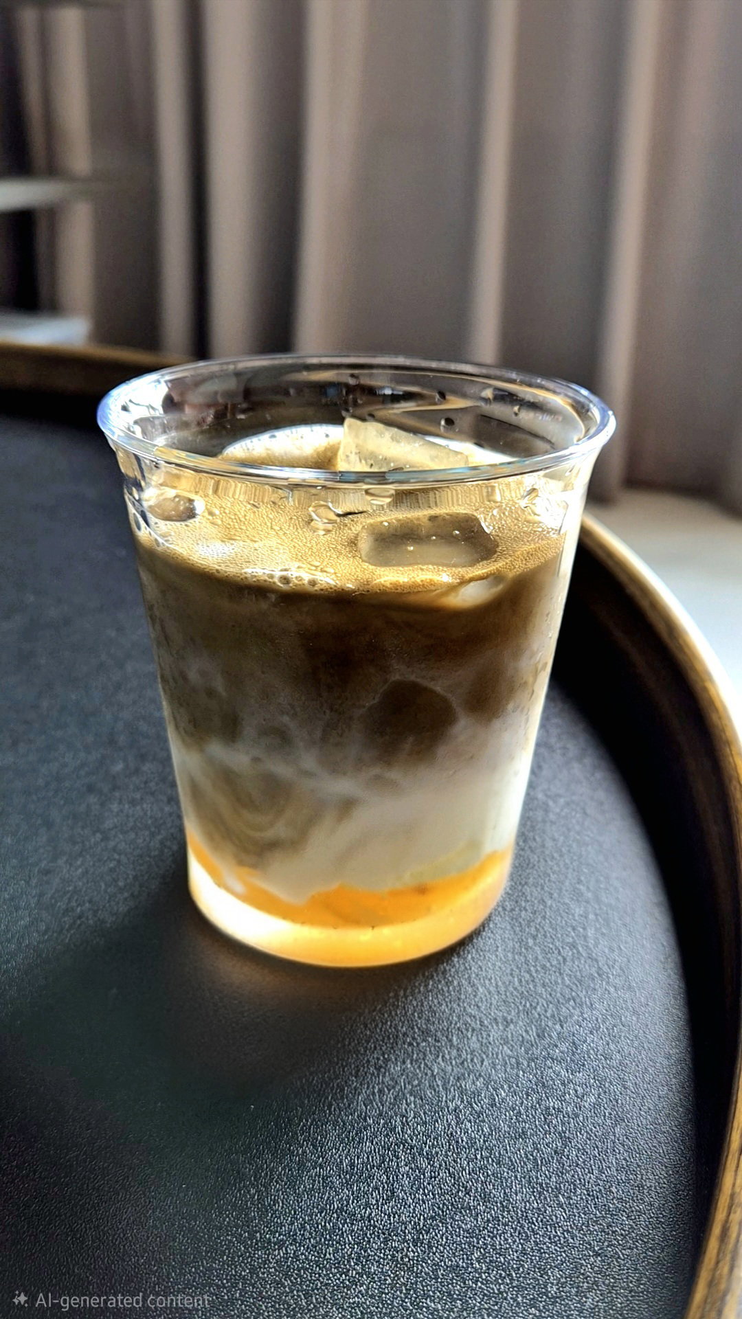 Iced yuzu hojicha