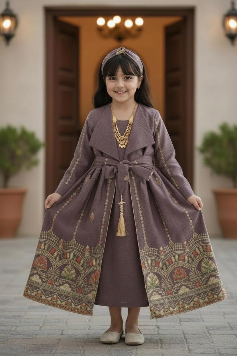purple garangao dress