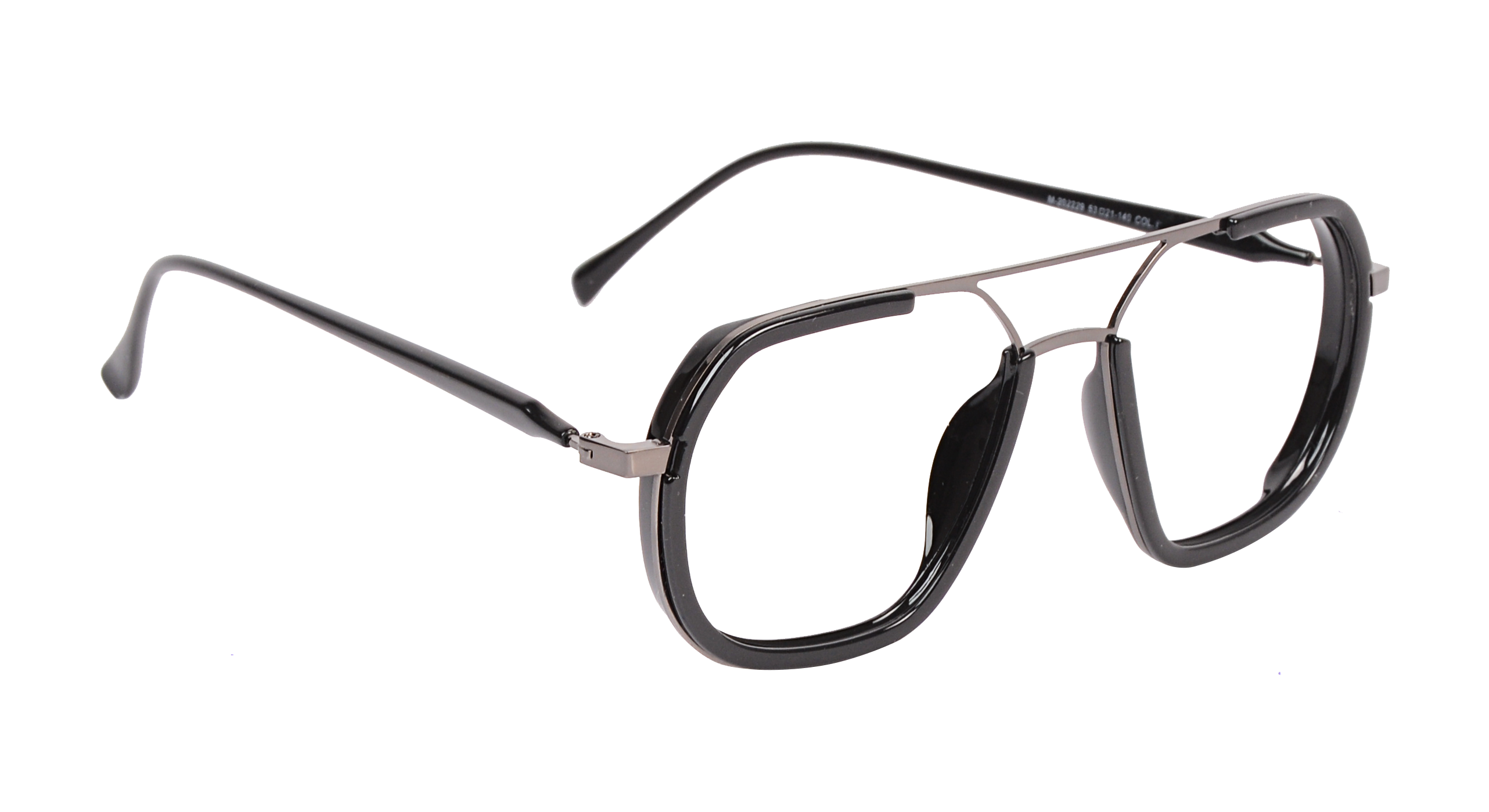 METAL RIM DUO RING |202229 |Full Rim |Fibre |BLACK-Fibre |53-21-140_1