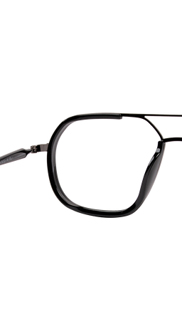 METAL RIM DUO RING |202229 |Full Rim |Fibre |BLACK-Fibre |53-21-140