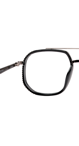METAL RIM DUO RING |202237 |Full Rim |Fibre |BLACK-Fibre |53-19-140