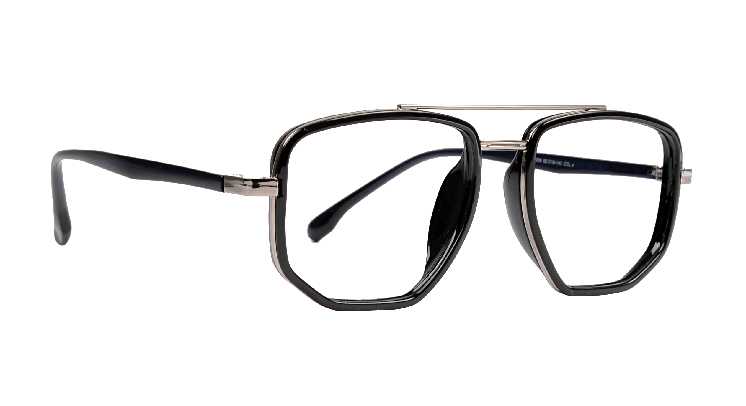 METAL RIM DUO RING |202238 |Full Rim |Fibre |BLACK-Fibre |52-18-140