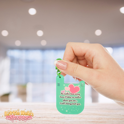 Xavier Flip Phone Acrylic Keychain