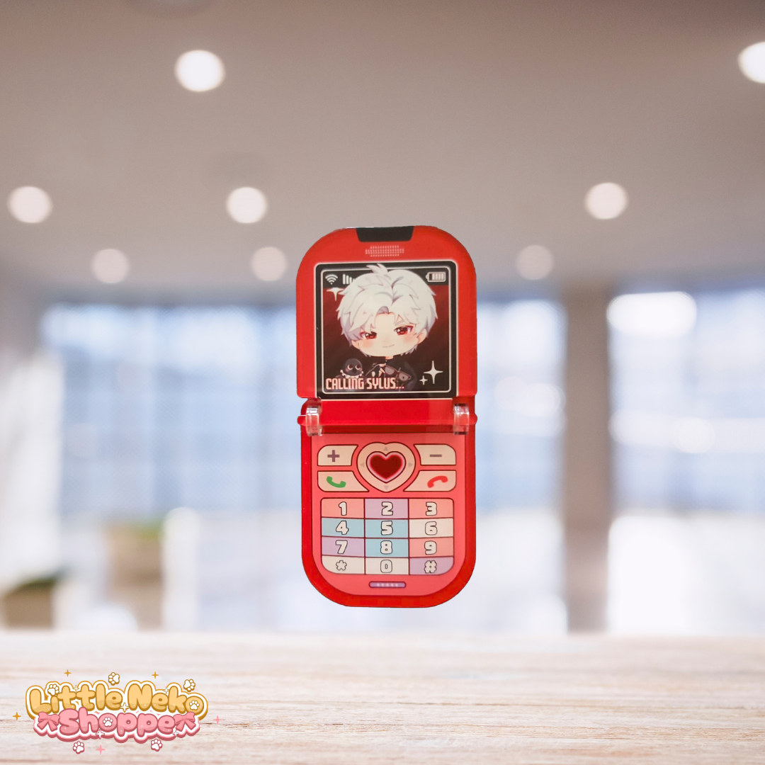 Sylus Flip Phone Acrylic Keychain_2