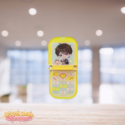 Caleb Flip Phone Acrylic Keychain