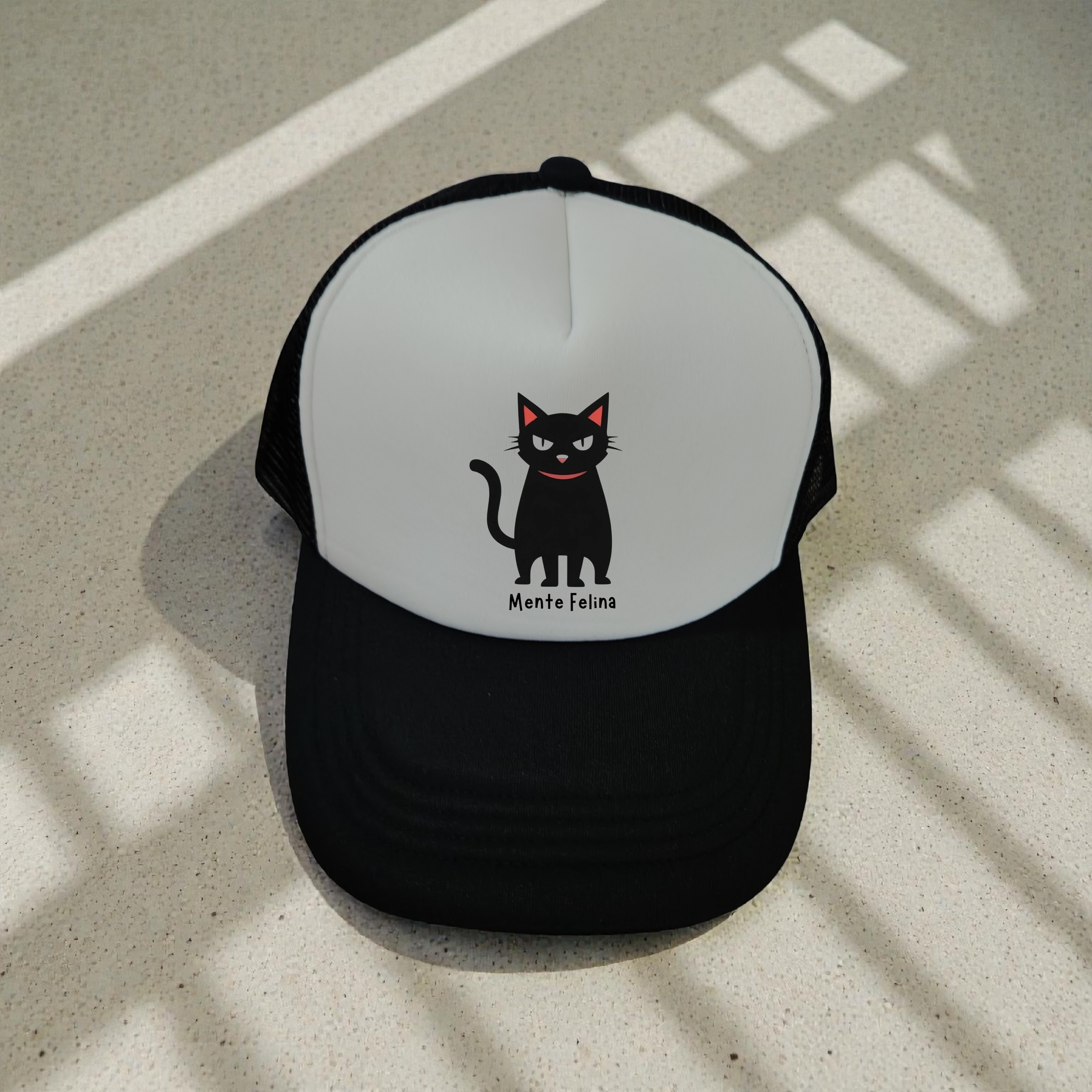 Gorra Negra "Mente Felina" _0