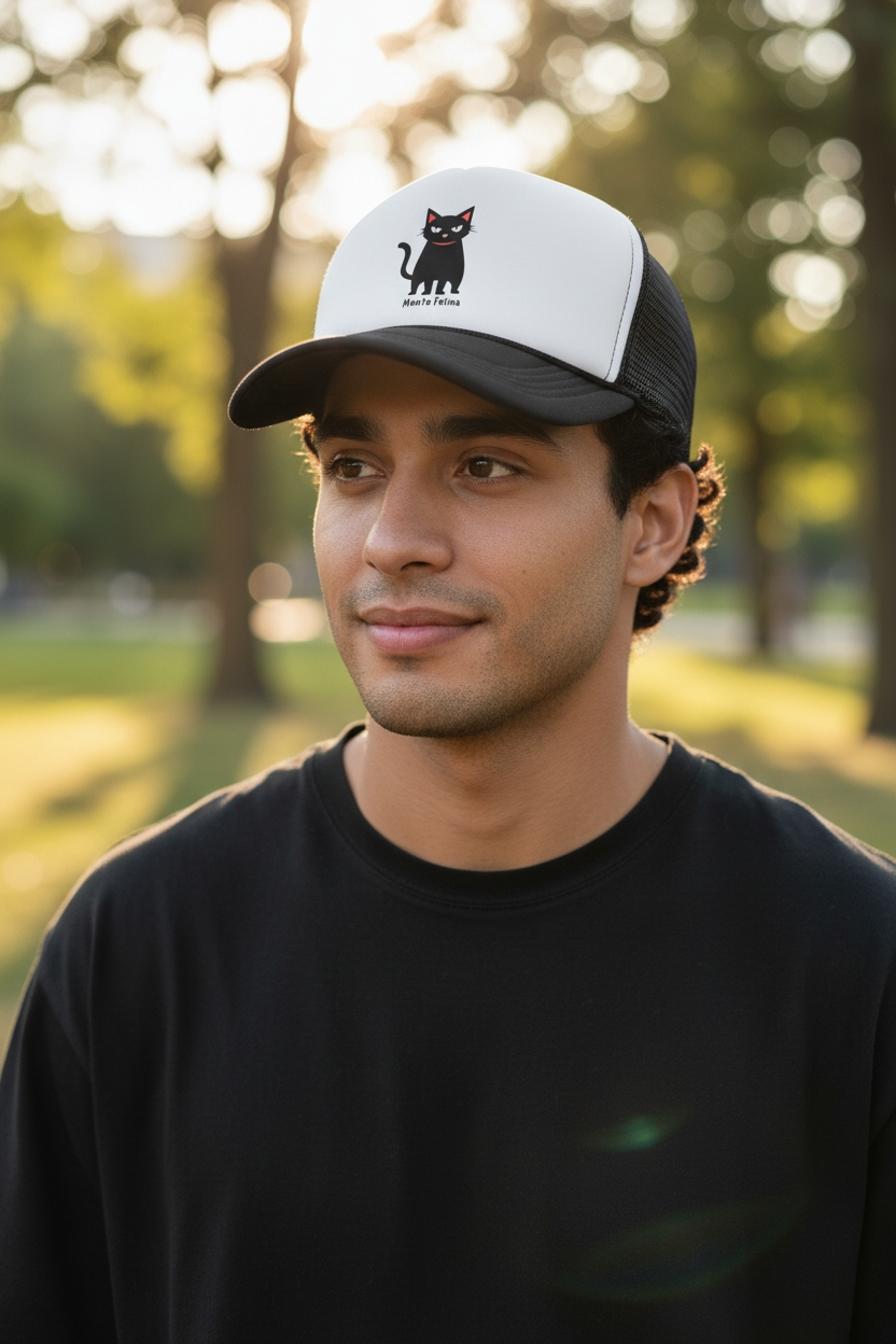 Gorra Negra "Mente Felina" _2