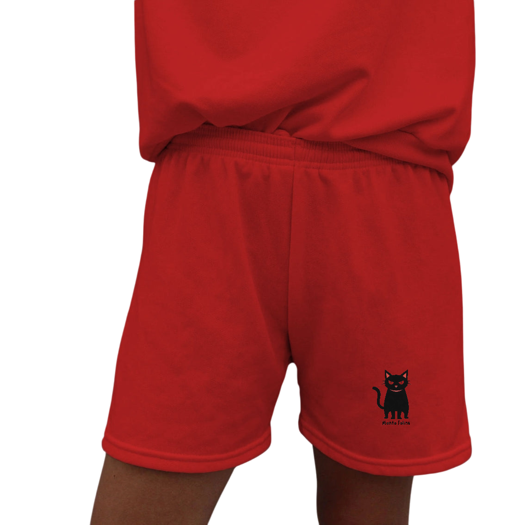 Shorts "Mente felina" 