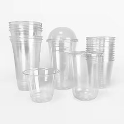 PLASTIC CUPS & PLATE 