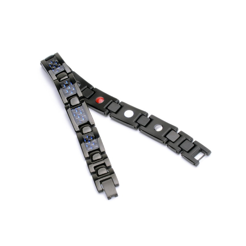 MAGNETIC BRACELETS (BLACK- BLUE )_4