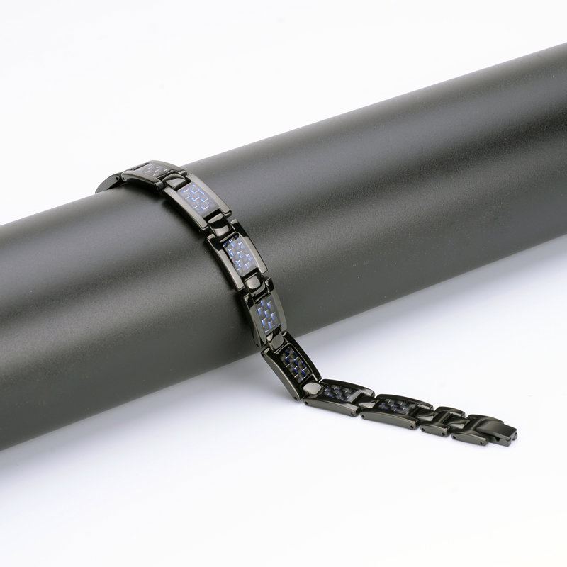 MAGNETIC BRACELETS (BLACK- BLUE )_5