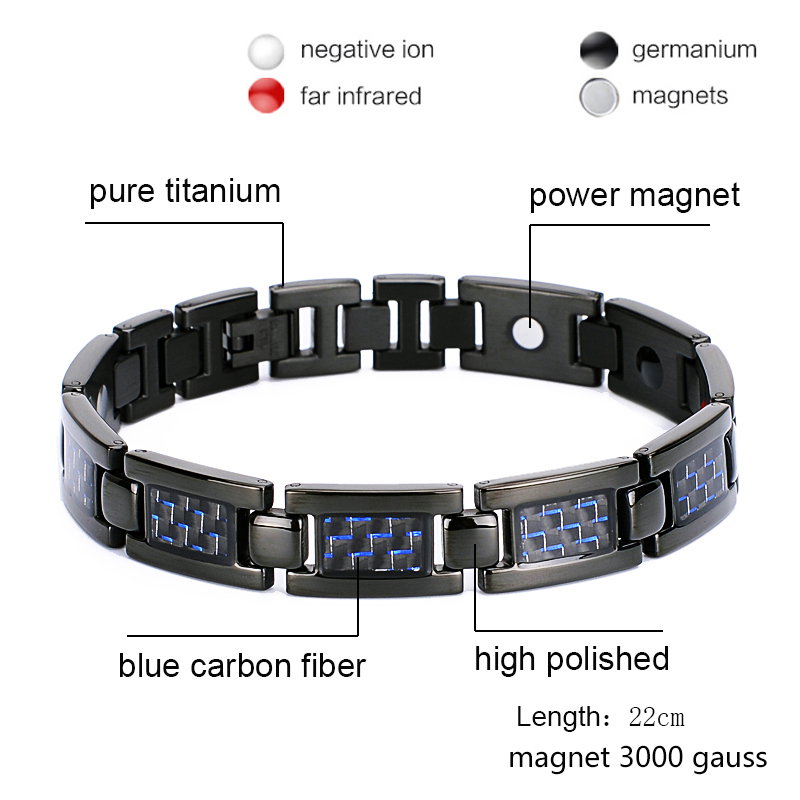 MAGNETIC BRACELETS (BLACK- BLUE )_1
