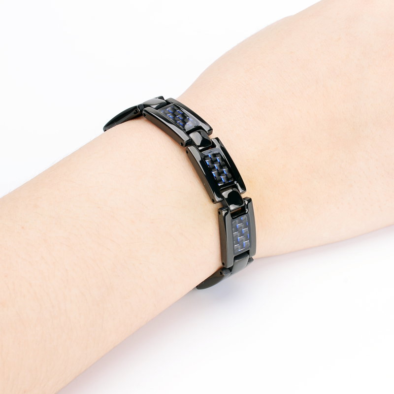 MAGNETIC BRACELETS (BLACK- BLUE )_2