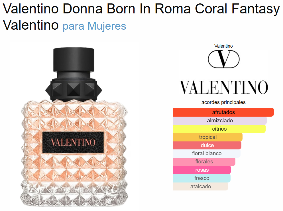 VALENTINO DONNA BORN IN ROMA CORAL FANTASY _0